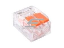 Sujungimo gnybtas monolitiniam laidui 2 vietų | 32A | maks. 4mm²