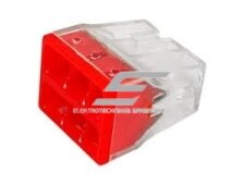 Sujungimo gnybtas monolitiniam laidui 6 vietų | 32A | maks. 4mm² 1 Sujungimo gnybtas monolitiniam laidui 6 vietų | 32A | maks. 4mm² 1