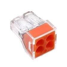 Connection terminal for solid wire | 4 poles | 32A | max. 4mm² Connection terminal for solid wire | 4 poles | 32A | max. 4mm²
