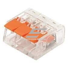 Connection terminal for solid wire | 3 poles | 32A | max. 4mm² Connection terminal for solid wire | 3 poles | 32A | max. 4mm²