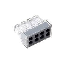 Connection terminal for solid wire | 8 poles | 32A | max. 4mm² Connection terminal for solid wire | 8 poles | 32A | max. 4mm²