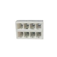Złączka do przewodu jednodrutowego | 8 tory | 32A | maks. 4mm² 2 Złączka do przewodu jednodrutowego | 8 tory | 32A | maks. 4mm² 2