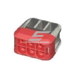Connection terminal for solid wire | 6 poles | 24A | max. 4mm² Connection terminal for solid wire | 6 poles | 24A | max. 4mm²