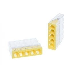 Connection terminal for solid wire | 5 poles | 32A | max. 4mm² 1 Connection terminal for solid wire | 5 poles | 32A | max. 4mm² 1
