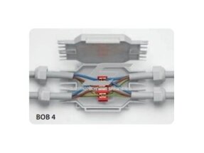 Hermetinė mova dėžutė jungiamoji elektros kontaktams su gelio užpildu | 105x65x25 | 3x2,5-4mm² | IP68/69K | Raytech | BOB4 2 Hermetinė mova dėžutė jungiamoji elektros kontaktams su gelio užpildu | 105x65x25 | 3x2,5-4mm² | IP68/69K | Raytech | BOB4 2