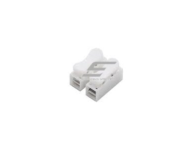 Užspaudžiamas sujungimo gnybtas monolitiniam laidui 2 vietų | 32A | maks. 4mm² Užspaudžiamas sujungimo gnybtas monolitiniam laidui 2 vietų | 32A | maks. 4mm²