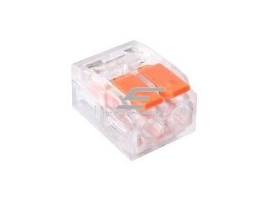 Sujungimo gnybtas monolitiniam laidui 2 vietų | 32A | maks. 4mm² Sujungimo gnybtas monolitiniam laidui 2 vietų | 32A | maks. 4mm²