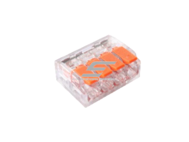 Sujungimo gnybtas monolitiniam laidui 4 vietų | 32A | maks. 4mm² Sujungimo gnybtas monolitiniam laidui 4 vietų | 32A | maks. 4mm²