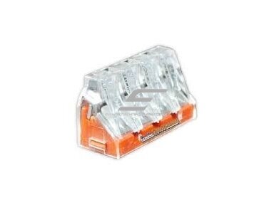 Sujungimo gnybtas monolitiniam laidui 4 vietų | 32A | maks. 4mm² Sujungimo gnybtas monolitiniam laidui 4 vietų | 32A | maks. 4mm²