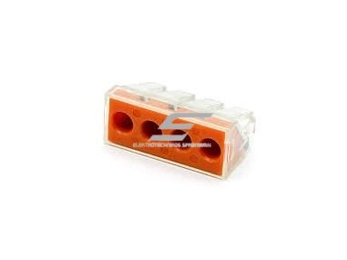 Sujungimo gnybtas monolitiniam laidui 4 vietų | 32A | maks. 4mm² Sujungimo gnybtas monolitiniam laidui 4 vietų | 32A | maks. 4mm²
