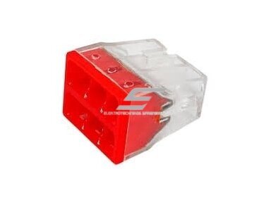 Sujungimo gnybtas monolitiniam laidui 6 vietų | 32A | maks. 4mm² Sujungimo gnybtas monolitiniam laidui 6 vietų | 32A | maks. 4mm²