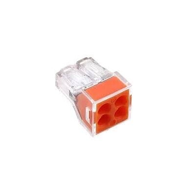 Savienojuma spailes monolītam vadam | 4 vietas | 32A | maks. 4mm²