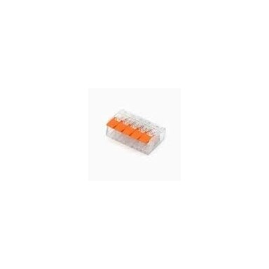 Spiediena savienojuma skava monolītam vadam | 5 vieta | 32A | max. 4mm² Spiediena savienojuma skava monolītam vadam | 5 vieta | 32A | max. 4mm²