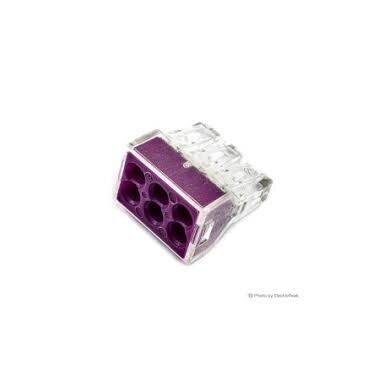 Savienojuma spailes monolītam vadam | 6 vietas | 32A | maks. 4mm²