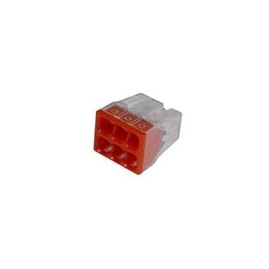 Savienojuma spailes monolītam vadam | 6 vietas | 32A | maks. 4mm²