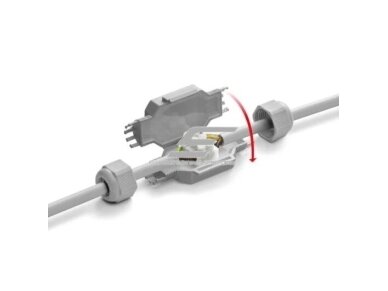Hermetinė mova dėžutė jungiamoji elektros kontaktams su gelio užpildu | 80x36x23 | 2x4mm² | IP68/69 | Raytech | FRED 2