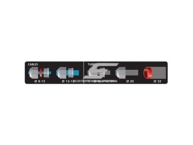 Hermetinė mova dėžutė jungiamoji elektros kontaktams su gelio užpildu | 120x100x45 | 5x6mm² | IP68/69K | Raytech | READYBOX120 4 Hermetinė mova dėžutė jungiamoji elektros kontaktams su gelio užpildu | 120x100x45 | 5x6mm² | IP68/69K | Raytech | READYBOX120 4