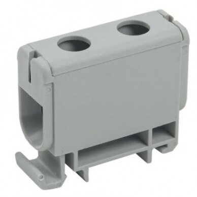 Jaudas sadales spaiļu bloks | vadu | kabeļu pieslēgšanai | Al: 145A 6–50mm² | Cu: 160A 2,5–50mm² | uz DIN sliedes | pelēks | IP20 | IEK | YZN12-050-K03 | 4606056504101 Jaudas sadales spaiļu bloks | vadu | kabeļu pieslēgšanai | Al: 145A 6–50mm² | Cu: 160A 2,5–50mm² | uz DIN sliedes | pelēks | IP20 | IEK | YZN12-050-K03 | 4606056504101