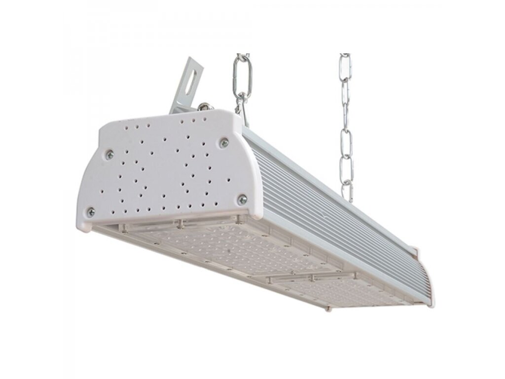 Pakabinamas | pramoninis LED šviestuvas aukštoms patalpoms | 150W | 100-305V | 4000K | 130lm/W | IP65 | 600x141x134mm | 5m garantija | Ufoline-002 | 4772124004191