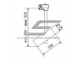 Šviestuvas ant bėgelio | nukreipiamo spindulio | GU10 | 20W | 230V | 55x55x160mm | IP20 | juodas | GROSSO | GTV Lighting | XLD-GRSGU10KC-NB | 5902801356483 1