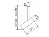 Šviestuvas ant bėgelio | nukreipiamo spindulio | GU10 | 20W | 230V | 55x55x160mm | IP20 | baltas | GROSSO | GTV Lighting | XLD-GRSGU10KB-NB | 5902801356452 1 Šviestuvas ant bėgelio | nukreipiamo spindulio | GU10 | 20W | 230V | 55x55x160mm | IP20 | baltas | GROSSO | GTV Lighting | XLD-GRSGU10KB-NB | 5902801356452 1