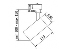Šviestuvas ant bėgelio | nukreipiamo spindulio | GU10 | 20W | 230V | Ø55x113mm | IP20 | baltas | LIMA | GTV Lighting | XLD-LMAGU10OB-NB | 5902801322280 1 Šviestuvas ant bėgelio | nukreipiamo spindulio | GU10 | 20W | 230V | Ø55x113mm | IP20 | baltas | LIMA | GTV Lighting | XLD-LMAGU10OB-NB | 5902801322280 1