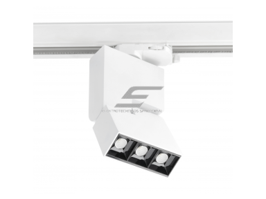 LED šviestuvas ant bėgelio | nukreipiamo spindulio | 8W | 230V | 4000K | 720lm | 174x84x34mm | IP20 | baltas | SIERRA | GTV Lighting | XLD-SRA08WB-NB | 5902801357473 LED šviestuvas ant bėgelio | nukreipiamo spindulio | 8W | 230V | 4000K | 720lm | 174x84x34mm | IP20 | baltas | SIERRA | GTV Lighting | XLD-SRA08WB-NB | 5902801357473
