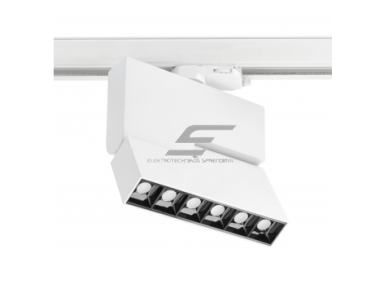 LED šviestuvas ant bėgelio | nukreipiamo spindulio | 18W | 230V | 4000K | 1620lm | 177x163x34mm | IP20 | baltas | SIERRA | GTV Lighting | XLD-SRA18WB-NB | 5902801357596 LED šviestuvas ant bėgelio | nukreipiamo spindulio | 18W | 230V | 4000K | 1620lm | 177x163x34mm | IP20 | baltas | SIERRA | GTV Lighting | XLD-SRA18WB-NB | 5902801357596