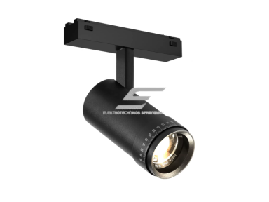 Kryptinis LED šviestuvas ant bėgelio | magnetinis | 10W | 3000K | 739lm | CRI90 | juodas | reguliuojamas 10–60° | Ultra Slim | dimeriuojamas Kryptinis LED šviestuvas ant bėgelio | magnetinis | 10W | 3000K | 739lm | CRI90 | juodas | reguliuojamas 10–60° | Ultra Slim | dimeriuojamas