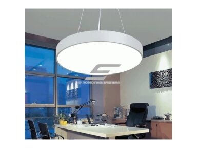 Pakabinamas LED šviestuvas | 80W | 230V | 3000K | 90lm/W | Ø800x90mm | biuro administracinis | IP20 | baltas | CIRCLE | 4772124002203 Pakabinamas LED šviestuvas | 80W | 230V | 3000K | 90lm/W | Ø800x90mm | biuro administracinis | IP20 | baltas | CIRCLE | 4772124002203