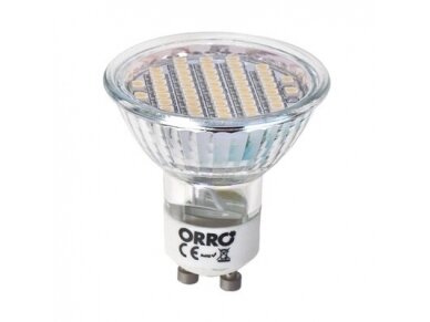 Kryptinė LED lemputė GU10 | 4W | 6000K | 360lm | ORRO | 5502 | A530300099