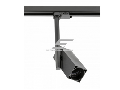Šviestuvas ant bėgelio | nukreipiamo spindulio | GU10 | 20W | 230V | 55x55x160mm | IP20 | juodas | GROSSO | GTV Lighting | XLD-GRSGU10KC-NB | 5902801356483