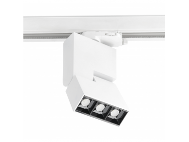 LED šviestuvas ant bėgelio | nukreipiamo spindulio | 8W | 230V | 4000K | 720lm | 174x84x34mm | IP20 | baltas | SIERRA | GTV Lighting | XLD-SRA08WB-NB | 5902801357473