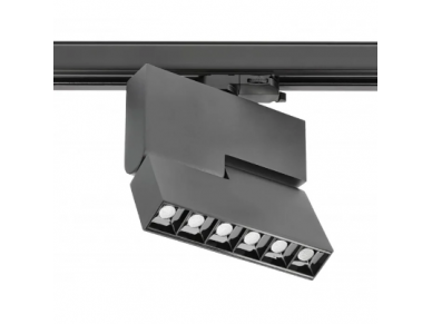 LED šviestuvas ant bėgelio | nukreipiamo spindulio | 18W | 230V | 4000K | 1620lm | 177x163x34mm | IP20 | juodas | SIERRA | GTV Lighting | XLD-SRA18WC-NB | 5902801357619 LED šviestuvas ant bėgelio | nukreipiamo spindulio | 18W | 230V | 4000K | 1620lm | 177x163x34mm | IP20 | juodas | SIERRA | GTV Lighting | XLD-SRA18WC-NB | 5902801357619