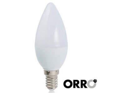 LED lemputė | žvakė | E14 | 5W | 6000K | 400lm | 230V | ORRO | 55033 | A530300103 LED lemputė | žvakė | E14 | 5W | 6000K | 400lm | 230V | ORRO | 55033 | A530300103