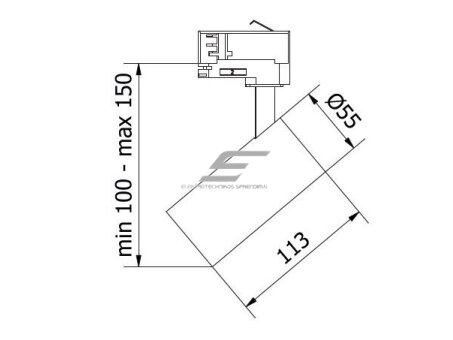 Šviestuvas ant bėgelio | nukreipiamo spindulio | GU10 | 20W | 230V | 55x55x113mm | IP20 | baltas | LIMA | GTV Lighting | XLD-LMAGU10KB-NB | 5902801322501 1 Šviestuvas ant bėgelio | nukreipiamo spindulio | GU10 | 20W | 230V | 55x55x113mm | IP20 | baltas | LIMA | GTV Lighting | XLD-LMAGU10KB-NB | 5902801322501 1