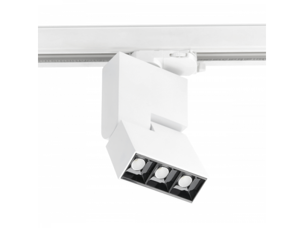 LED šviestuvas ant bėgelio | nukreipiamo spindulio | 8W | 230V | 4000K | 720lm | 174x84x34mm | IP20 | baltas | SIERRA | GTV Lighting | XLD-SRA08WB-NB | 5902801357473