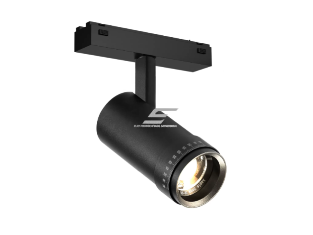 Kryptinis LED šviestuvas ant bėgelio | magnetinis | 10W | 3000K | 739lm | CRI90 | juodas | reguliuojamas 10–60° | Ultra Slim | dimeriuojamas Kryptinis LED šviestuvas ant bėgelio | magnetinis | 10W | 3000K | 739lm | CRI90 | juodas | reguliuojamas 10–60° | Ultra Slim | dimeriuojamas