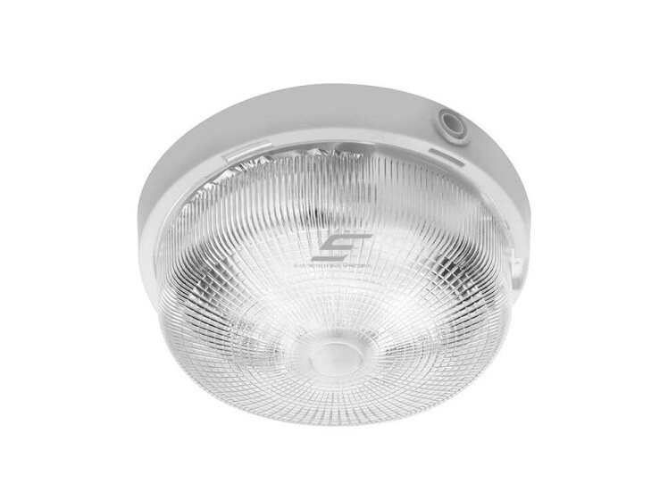Hermetinis šviestuvas | E27 | 1x100W | 230V | Ø230x95mm | virštinkinis | IP44 | baltas | GTV Lighting | RINGO | OS-RINGO1-00 Hermetinis šviestuvas | E27 | 1x100W | 230V | Ø230x95mm | virštinkinis | IP44 | baltas | GTV Lighting | RINGO | OS-RINGO1-00