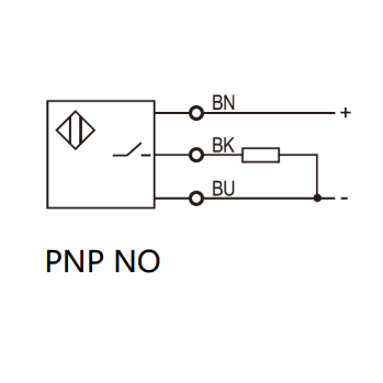 Kapacitīvais tuvuma sensors | 8mm | M18 | 10-30VDC | NO | PNP | iebūvējams | 2m kabelis | PBT | IP68 2 Kapacitīvais tuvuma sensors | 8mm | M18 | 10-30VDC | NO | PNP | iebūvējams | 2m kabelis | PBT | IP68 2
