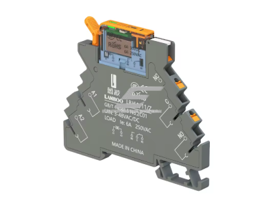 Tarpinė elektromagnetinė relė | su LED | 24V DC | SPDT 1NO+1NC | 6A | DIN montavimas | ultra plona | sandari | LANBOO Tarpinė elektromagnetinė relė | su LED | 24V DC | SPDT 1NO+1NC | 6A | DIN montavimas | ultra plona | sandari | LANBOO