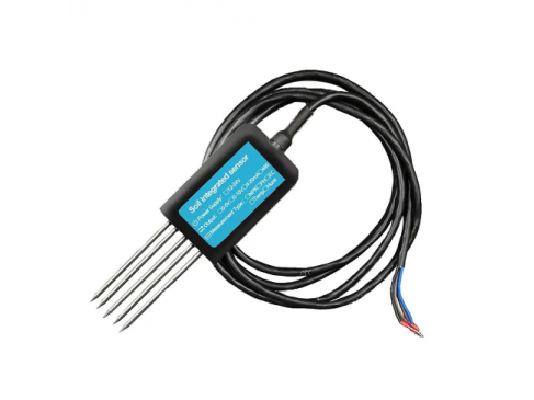 Dirvožemio jutiklis 4in1 | temperatūra, drėgmė, EC, pH | RS485 Modbus RTU | 5–24 V DC | impulsų analizatoriui D105 | smart-MAIC | 4in1