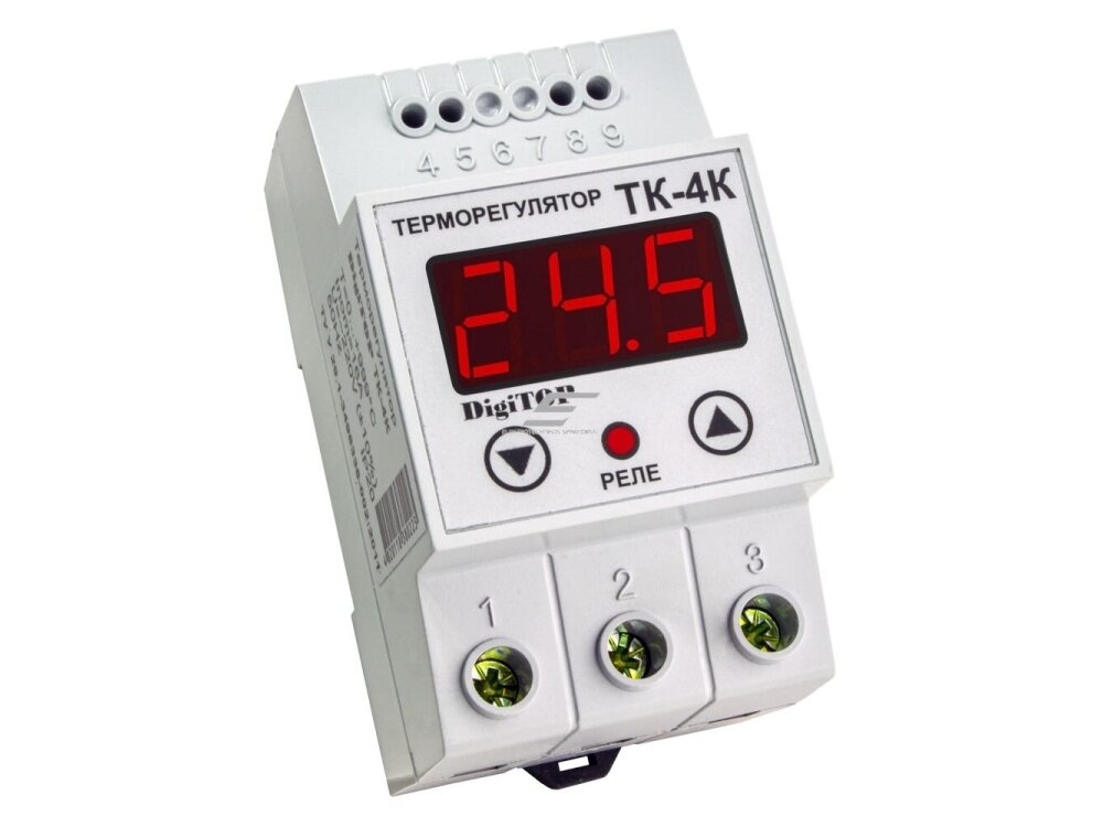Modulinis | skaitmeninis termostatas | temperatūros reguliatorius | 16A | 230V | 0...+999°C | DIN | DigiTOP | TK-4K Modulinis | skaitmeninis termostatas | temperatūros reguliatorius | 16A | 230V | 0...+999°C | DIN | DigiTOP | TK-4K