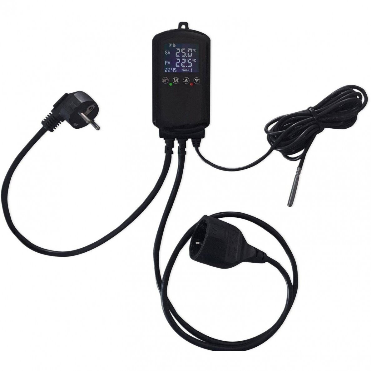 Termostaat | Digitaalne | Schuko tüüp | 230V | 16A | IP20 | Heber HT-140 Termostaat | Digitaalne | Schuko tüüp | 230V | 16A | IP20 | Heber HT-140