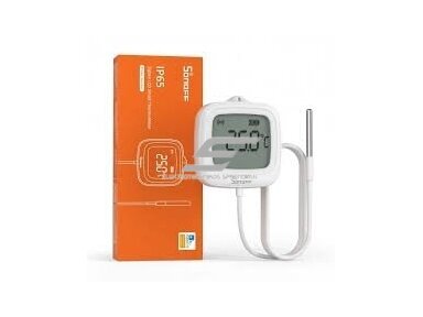 Išmanus | belaidis temperatūros ir drėgmės jutiklis | -40-+115°C | 0-100%RH | su 1,5m kabeliu | baltas | IP65 | ZigBee | SONOFF | SNZB-02LD | 6920075743104 Išmanus | belaidis temperatūros ir drėgmės jutiklis | -40-+115°C | 0-100%RH | su 1,5m kabeliu | baltas | IP65 | ZigBee | SONOFF | SNZB-02LD | 6920075743104