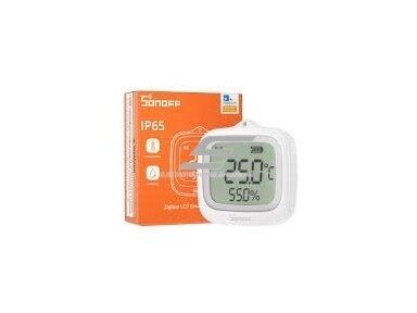 Išmanus | belaidis temperatūros ir drėgmės jutiklis | -20-+60°C | 0-100%RH | baltas | IP65 | ZigBee | SONOFF | SNZB-02WD | 6920075743128 Išmanus | belaidis temperatūros ir drėgmės jutiklis | -20-+60°C | 0-100%RH | baltas | IP65 | ZigBee | SONOFF | SNZB-02WD | 6920075743128