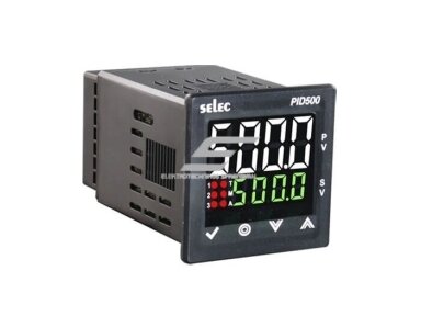 Panelinis | skaitmeninis termostatas | temperatūros reguliatorius | 5A | 90-270VAC/DC | RS485 | IP65 | Selec | PID500-U-C-01-C