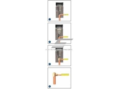 Terminio suvirinimo forma | 150x75x75mm | tipas C | Forweld | F50205
