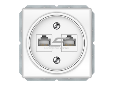 Telefono ir kompiuterio lizdas | RJ11xRJ45 CAT3xCAT5E UTP | potinkinis | IP20 | baltas | Vilma | ST150 | TKLRJ35e2-02 | 4779101630503