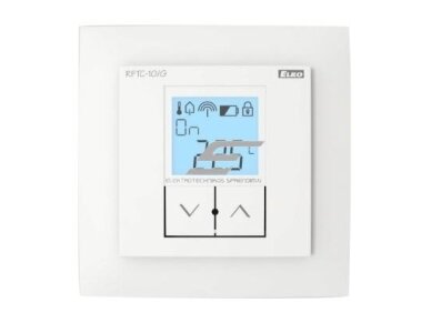 Belaidis | skaitmeninis | programuojamas termostatas | temperatūros reguliatorius | +0...+55°C | baltas | IP20 | iNELS RF | RFTC-10/G Belaidis | skaitmeninis | programuojamas termostatas | temperatūros reguliatorius | +0...+55°C | baltas | IP20 | iNELS RF | RFTC-10/G